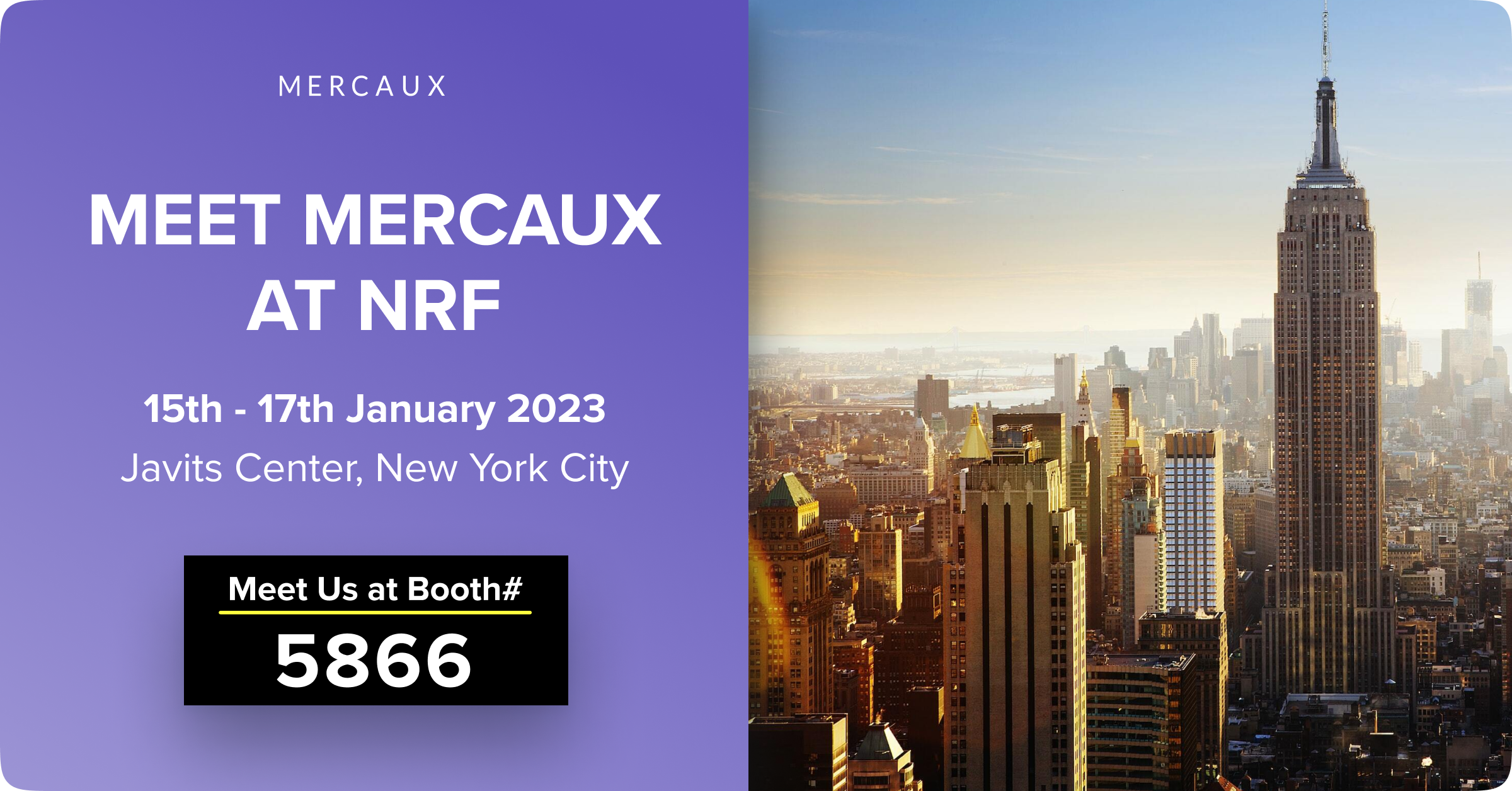 Meet Mercaux at NRF